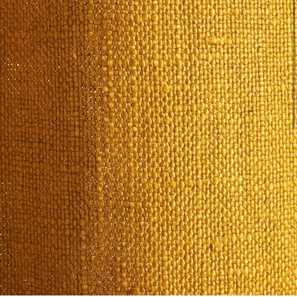 NWOT Anthropologie Luxe Linen Blend Curtain Panel in Citrine 50”x96” Z63 - Picture 3 of 3